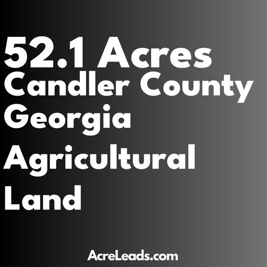 52.1 Acres of Agricultural Land in Candler County, GA