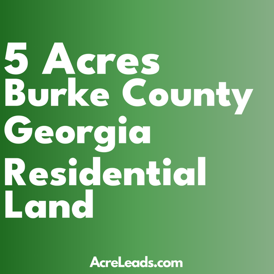 5 Acres of Residential Land in Burke County, GA