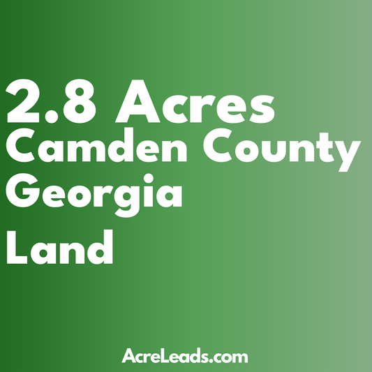 2.8 Acres of Land in Camden County, GA