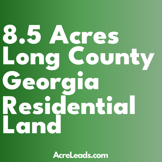 8.5 Acres of Residential Land in Long County, GA