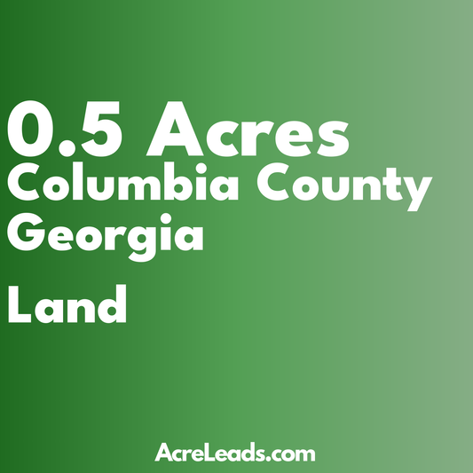 0.5 Acres of Land in columbia County, GA