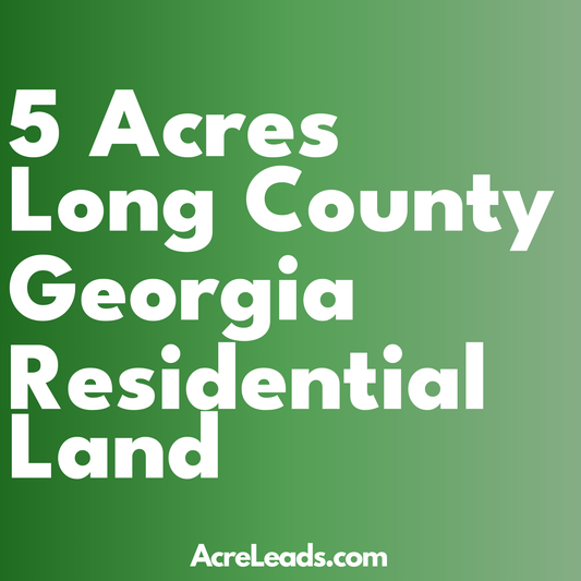 5 Acres of Residential Land in Long County, GA