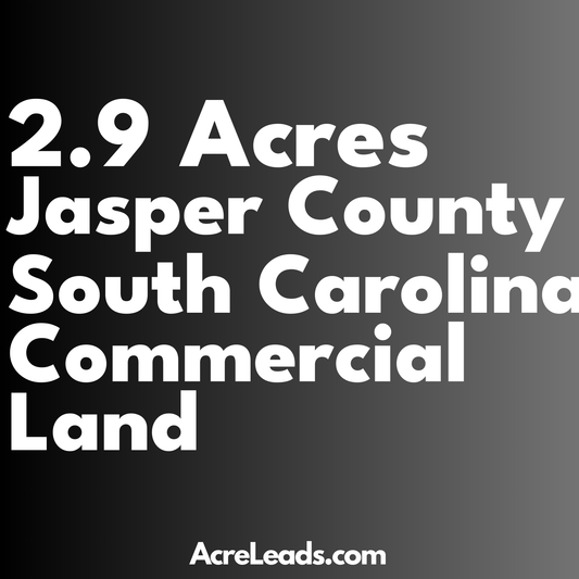 2.9 Acres of Commercial Land in Jasper County, SC