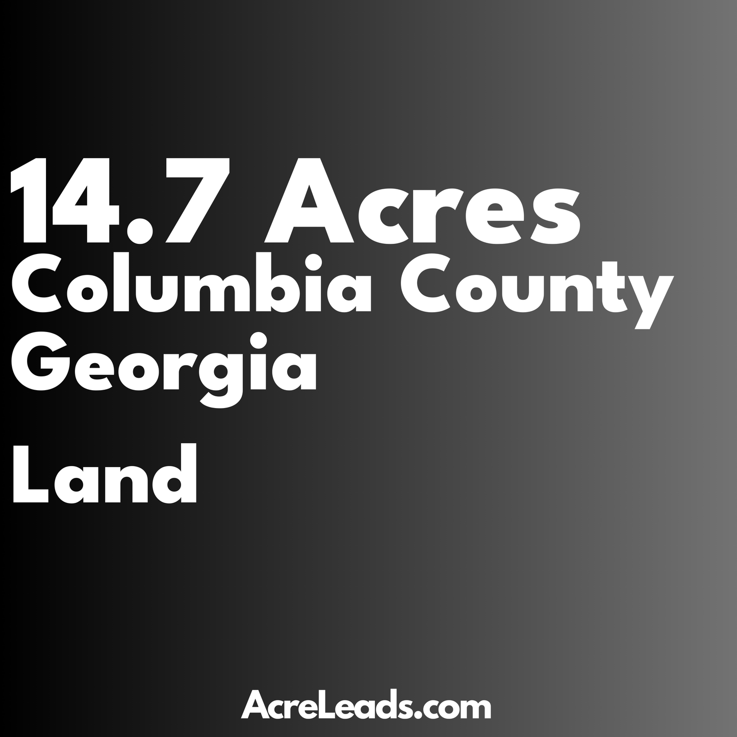 14.7 Acres of Land in Columbia County, GA