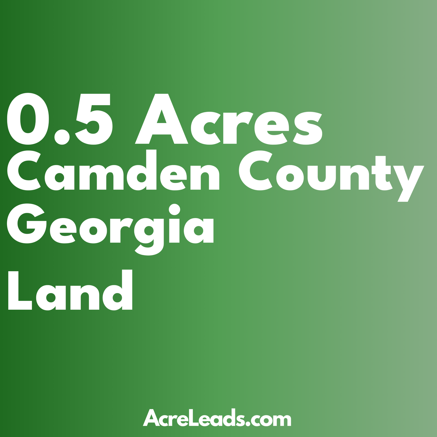 0.5 Acres of Land in Camden County, GA