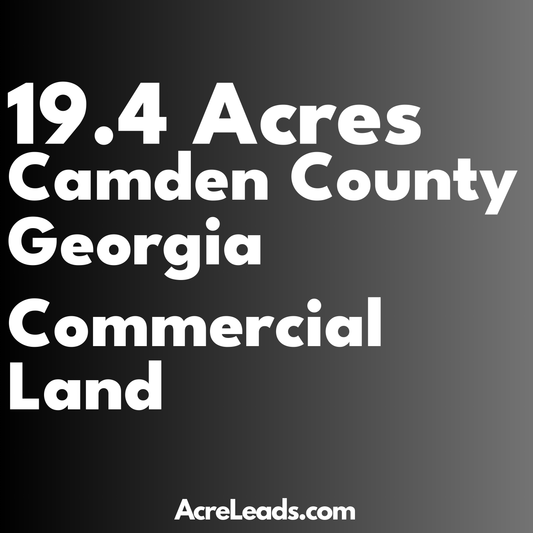 19.4 Acres of Commercial Land in Camden County, GA