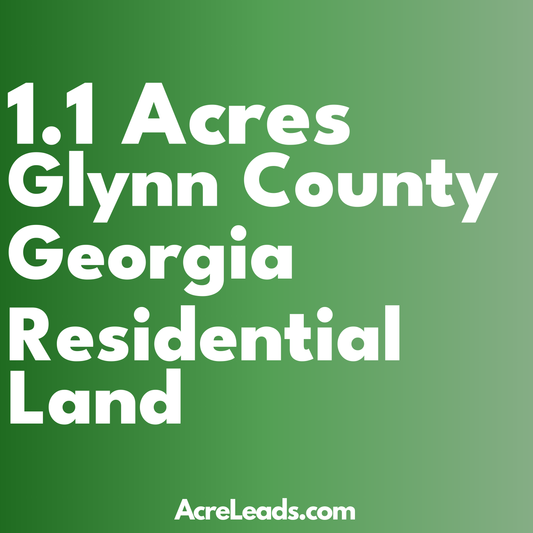 1.1 Acres of Residential Land in Glynn County, GA