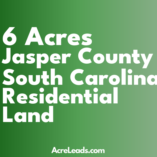 6 Acres of Residential Land in Jasper County, SC