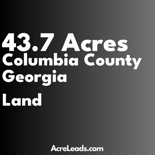 43.7 Acres of Land in Columbia County, GA