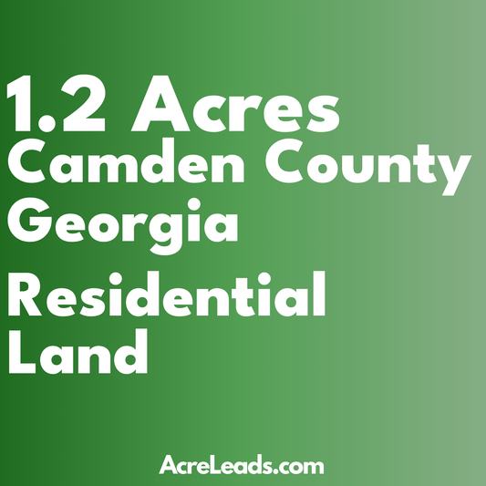 1.2 Acres of Residential Land in Camden County, GA