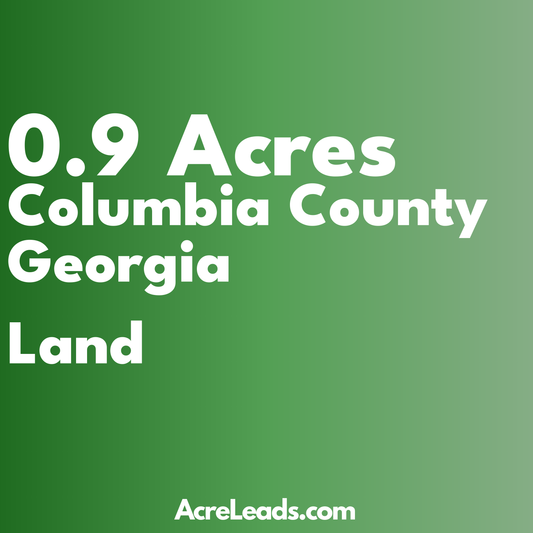 0.9 Acres of Land in Columbia County, GA