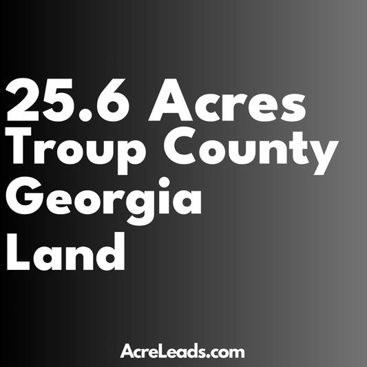 25.6 Acres of Land in Troup County, GA