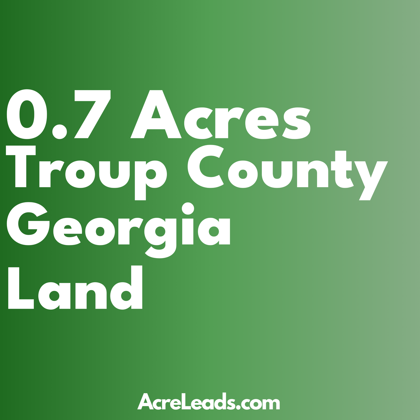 0.5 Acres of Land in Troup County, GA