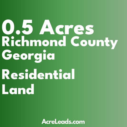 0.5 Acres of Residential Land in Richmond County, GA