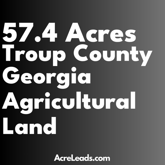 57.4 Acres of Agricultural Land in Troup County, GA