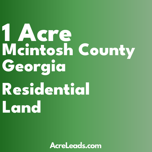 1 Acre of Residential Land in Mcintosh County, GA