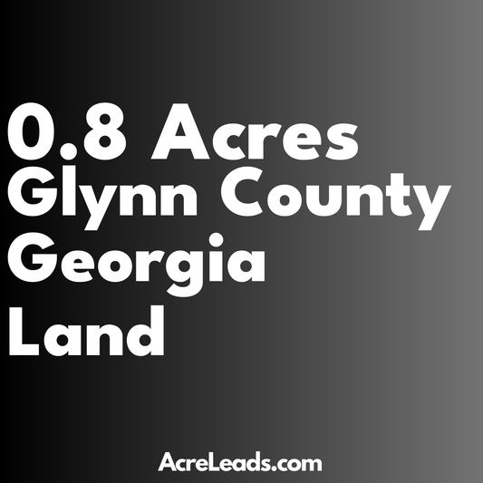 0.8 Acres of Land in Glynn County, GA