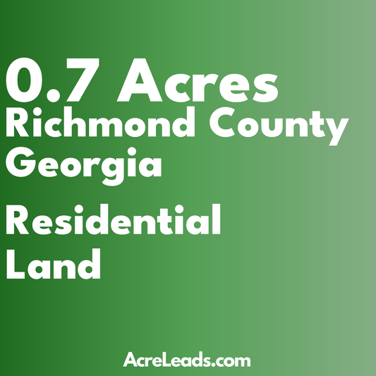 0.7 Acres of Residential Land in Richmond County, GA