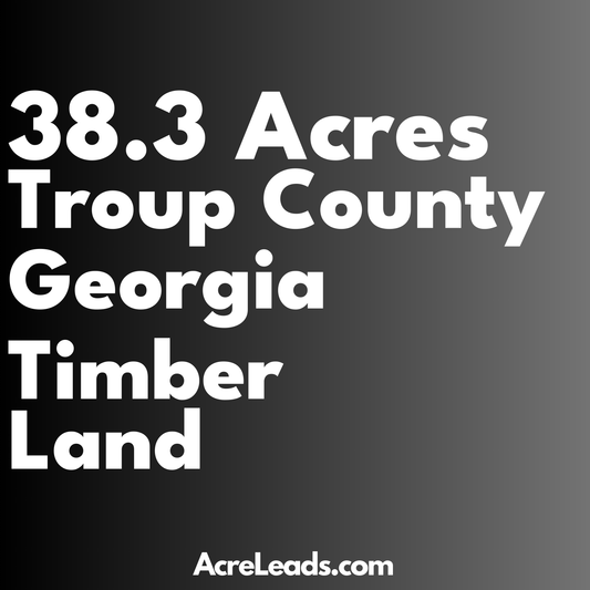 38.3 Acres of Timber Land in Troup County, GA