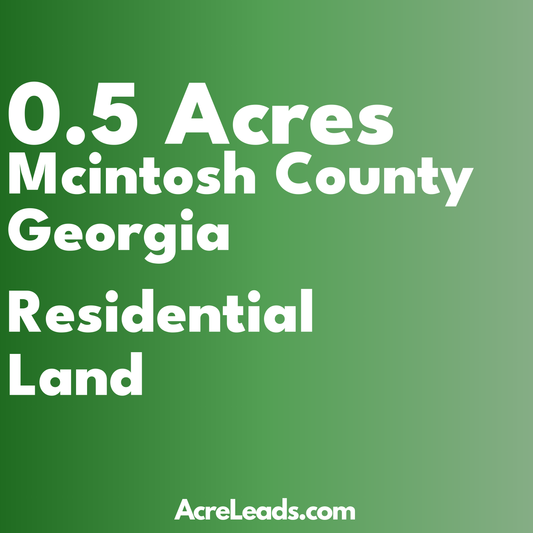 0.5 Acres of Residential Land in Mcintosh County, GA