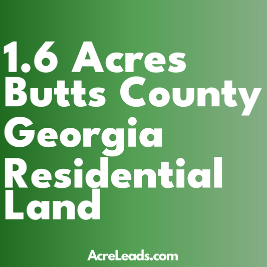 1.6 Acres of Residential Land in Butts County, GA