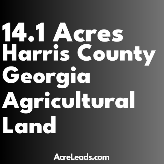 14.1 Acres of Agricultural Land in Harris County, GA