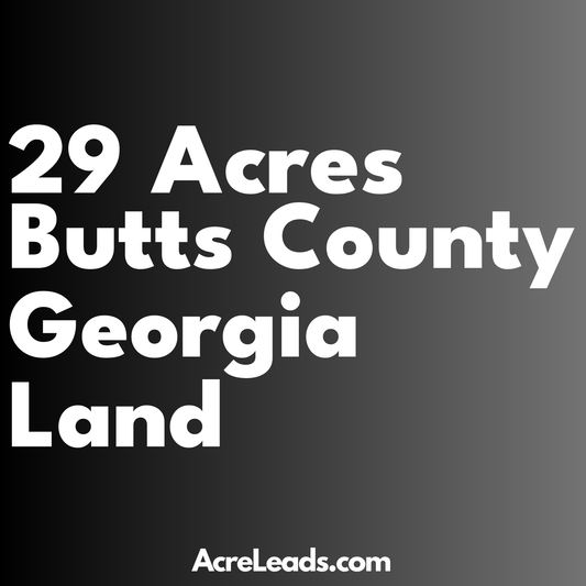 29 Acres of Land in Butts County, GA