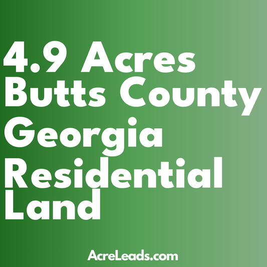 4.9 Acres of Residential Land in Butts County, GA