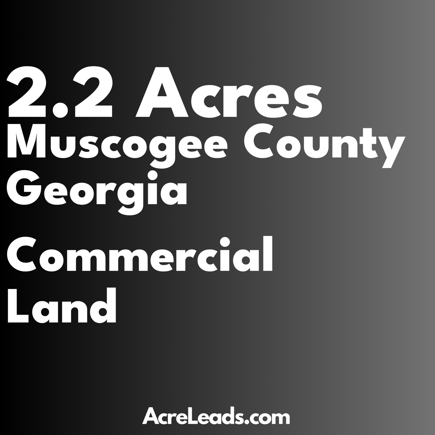 2.2 Acres of Commercial Land in Muscogee County, GA