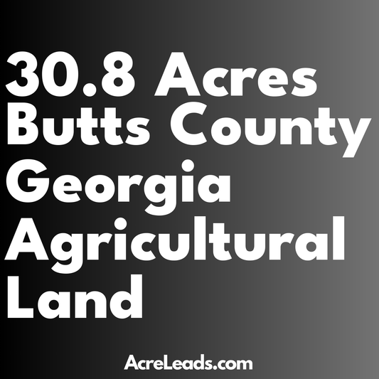 30.8 Acres of Agricultural Land in Butts County, GA