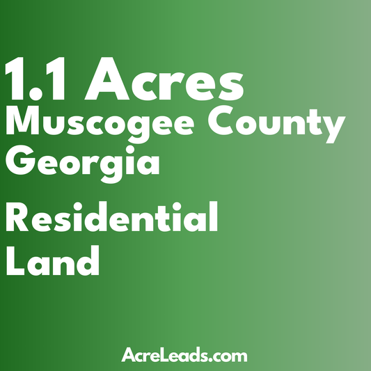 1.1 Acres of Residential Land in Muscogee County, GA