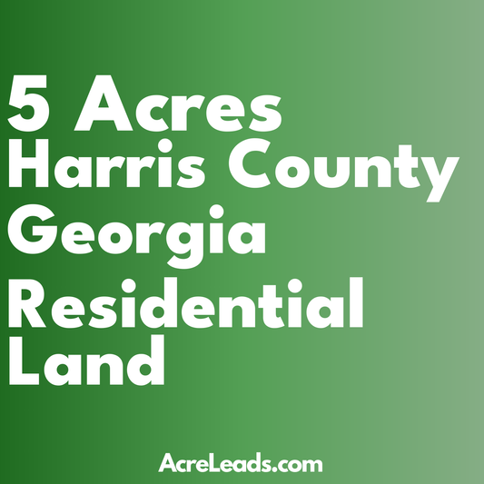 5 Acres of Residential Land in Harris County, GA