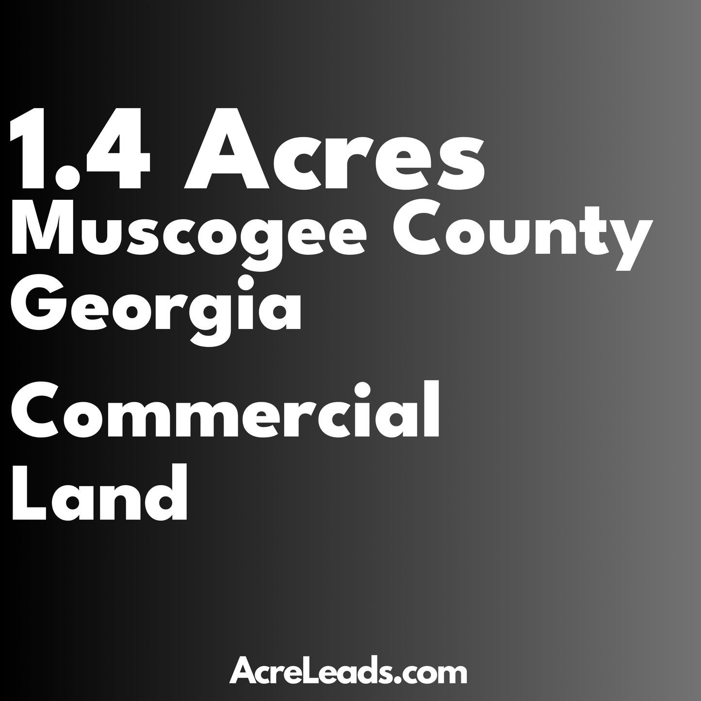 1.4 Acres of Commercial Land in Muscogee County, GA