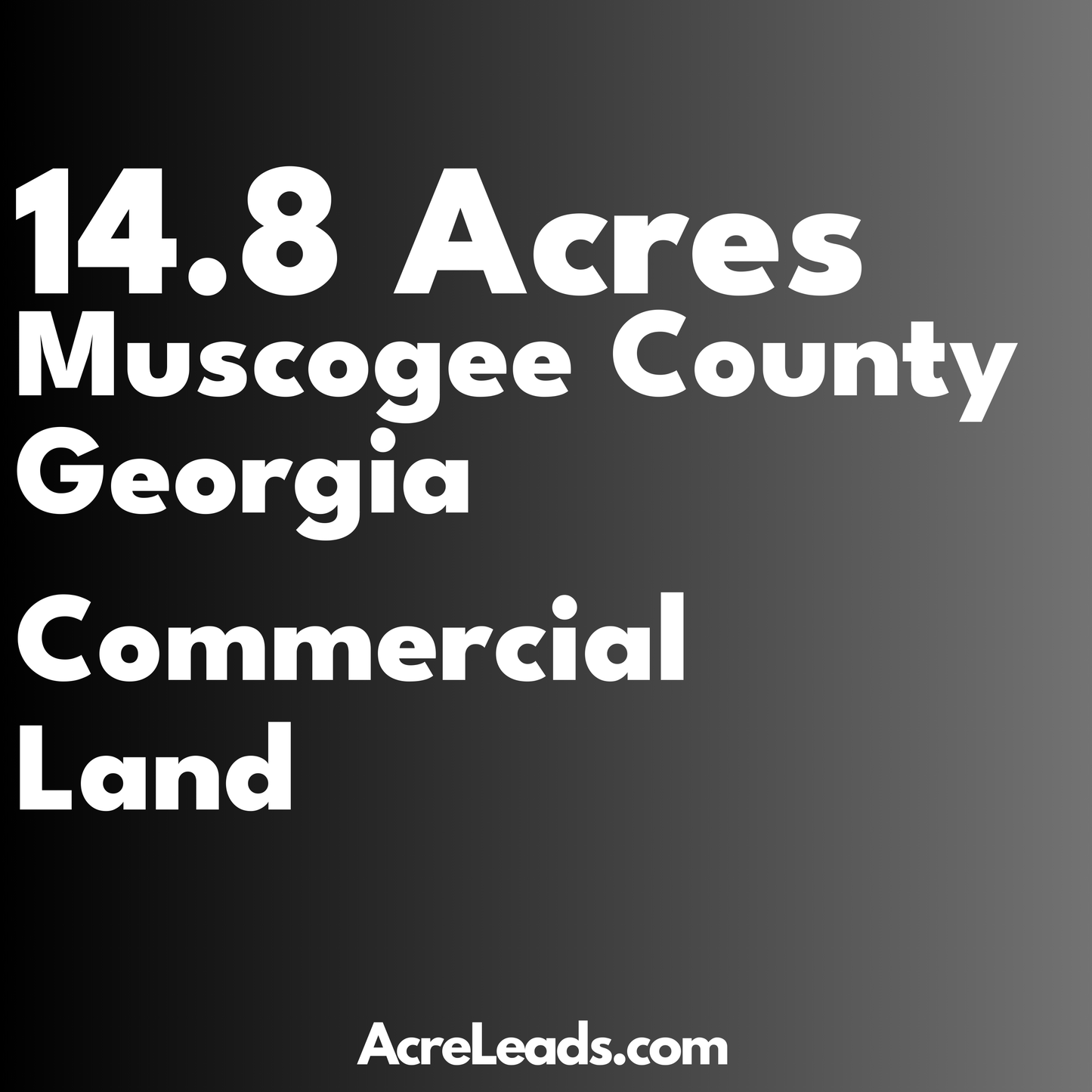 14.8 Acres of Commercial Land in Muscogee County, GA