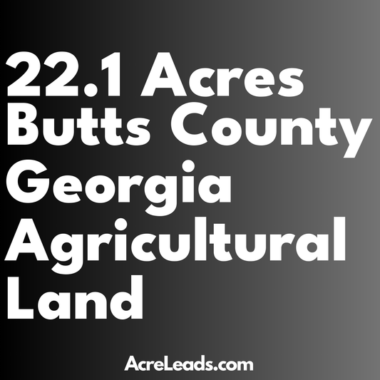 22.1 Acres of Agricultural Land in Butts County, GA