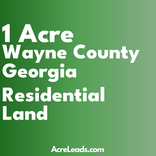 1 Acre of Residential Land in Wayne County, GA