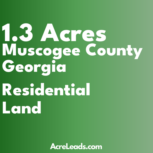 1.3 Acres of Residential Land in Muscogee County, GA