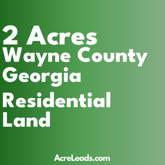 2 Acres of Residential Land in Wayne County, GA