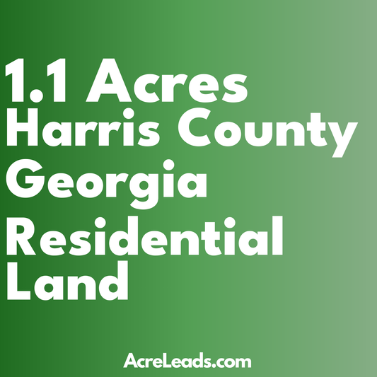 1.1 Acres of Residential Land in Harris County, GA