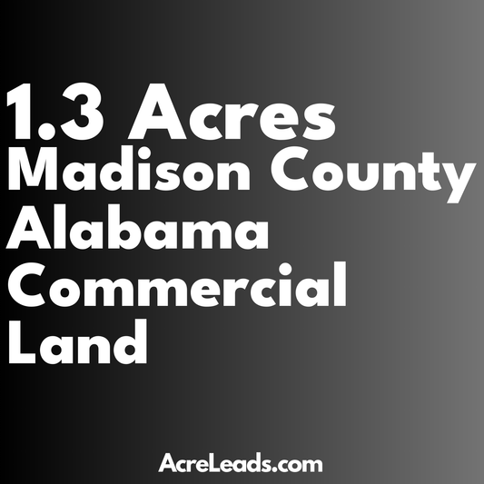 1.3 Acres of Commercial Land in Madison County, AL