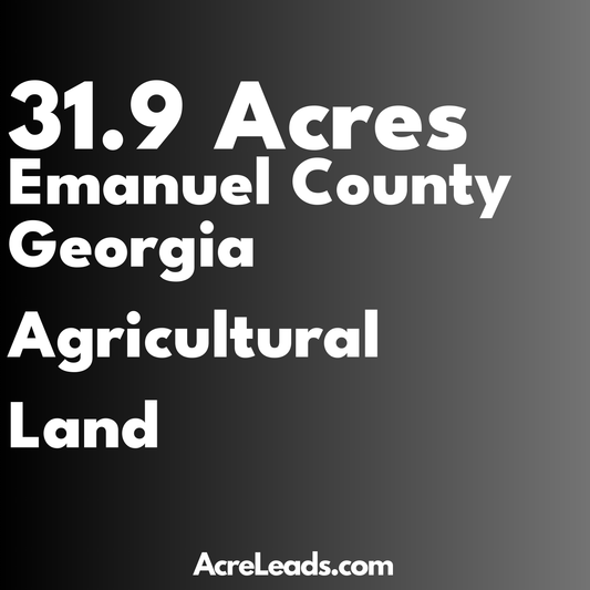 31.9 Acres of Agricultural Land in Emanuel County, GA