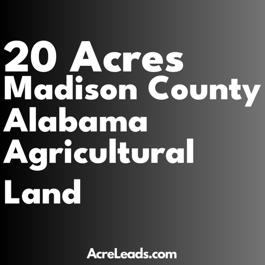 20 Acres of Agricultural Land in Madison County, AL