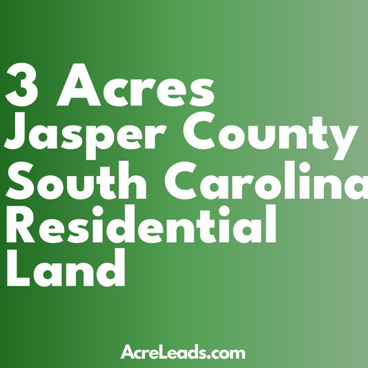 3 Acres of Residential Land in Jasper County, SC