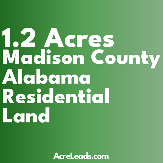 1.2 Acres of Residential Land in Madison County, AL