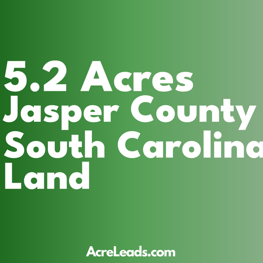 5.2 Acres of Land in Jasper County, SC