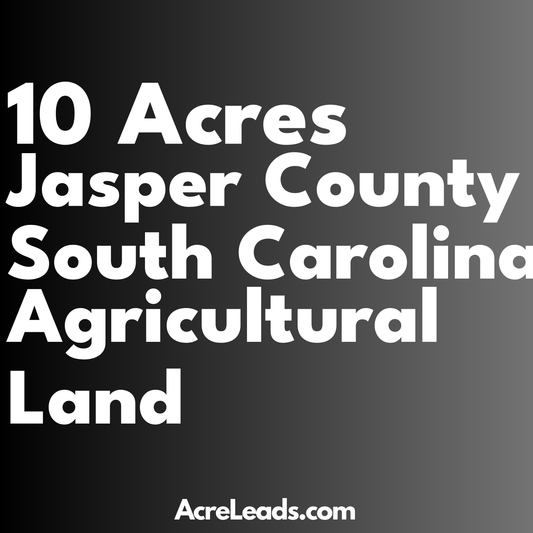 10 Acres of Agricultural Land in Jasper County, SC