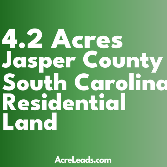 4.2 Acres of Residential Land in Jasper County, SC